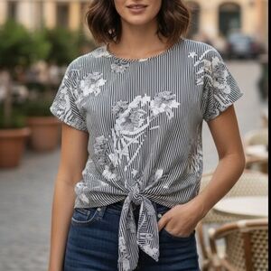 Style Envi Bow-tie Blouse Size M